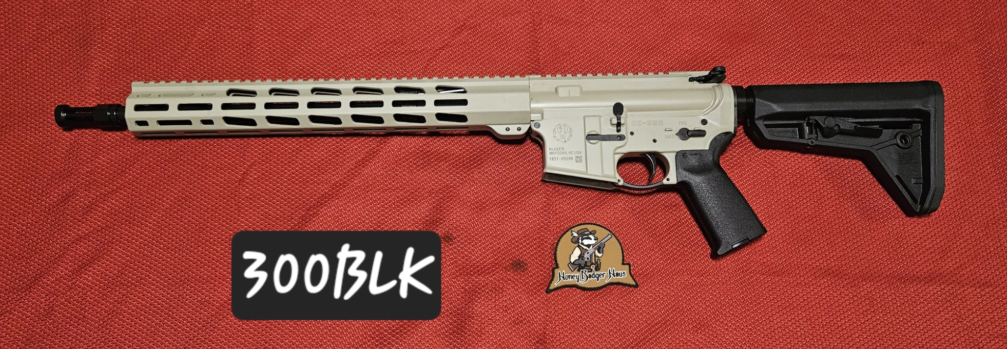 Ruger AR-556 MPR 300 BLK 16.1" 30-RD Semi-Auto Rifle